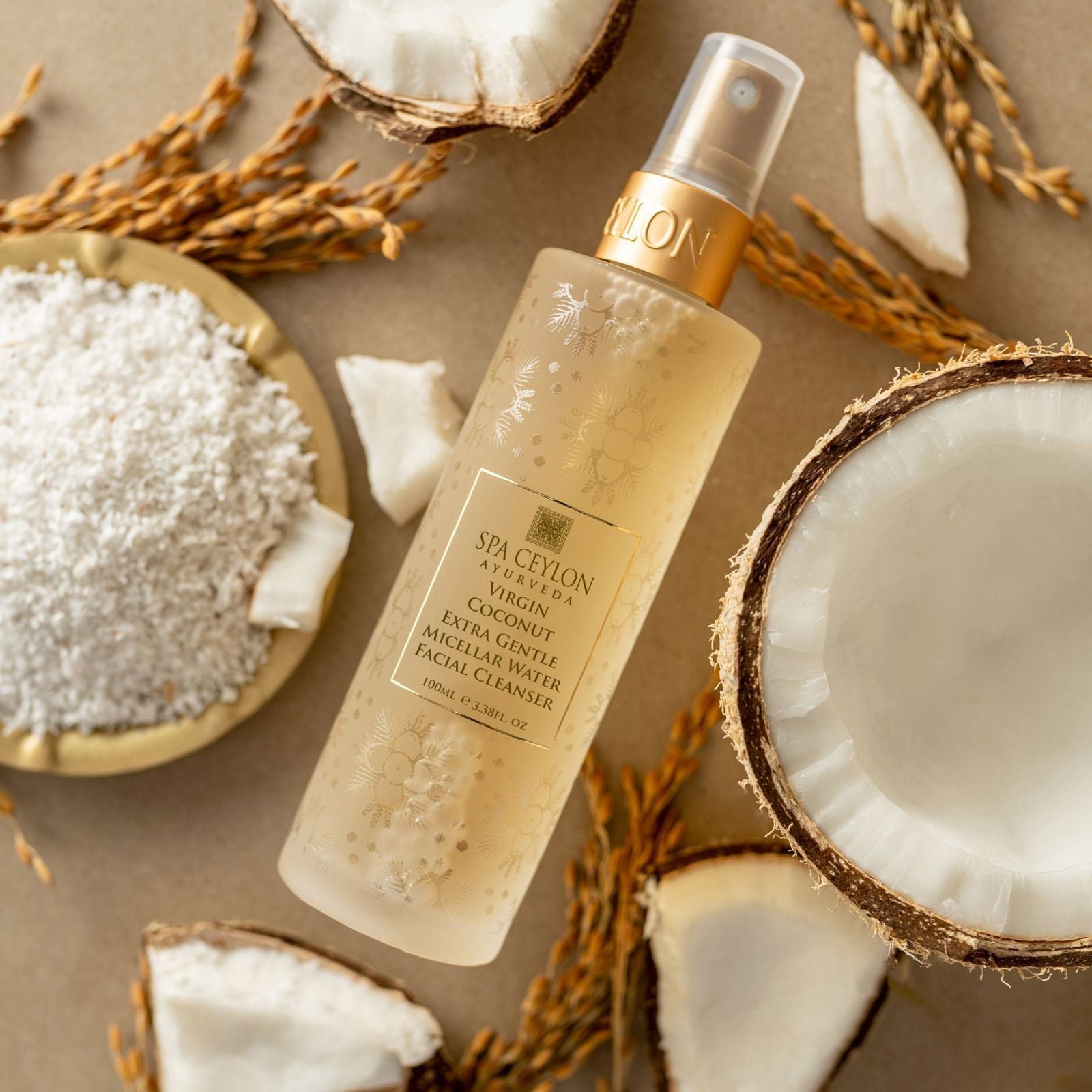 Virgin Coconut - Extra Gentle Micellar Water Facial Cleanser - 100ml - Spa Ceylon Sri Lanka