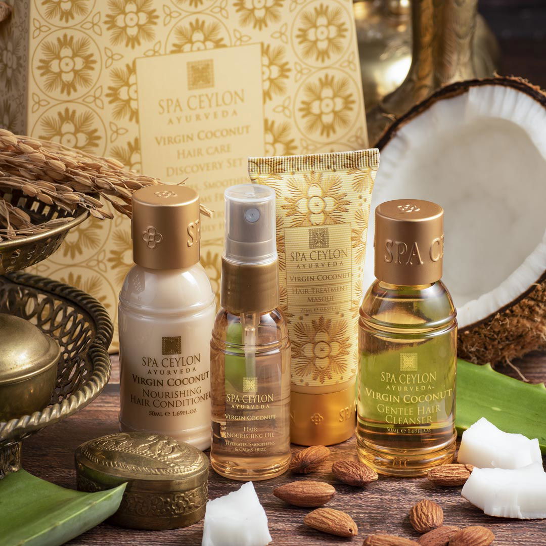 Virgin Coconut - Hair Care Discovery Set - Spa Ceylon Sri Lanka