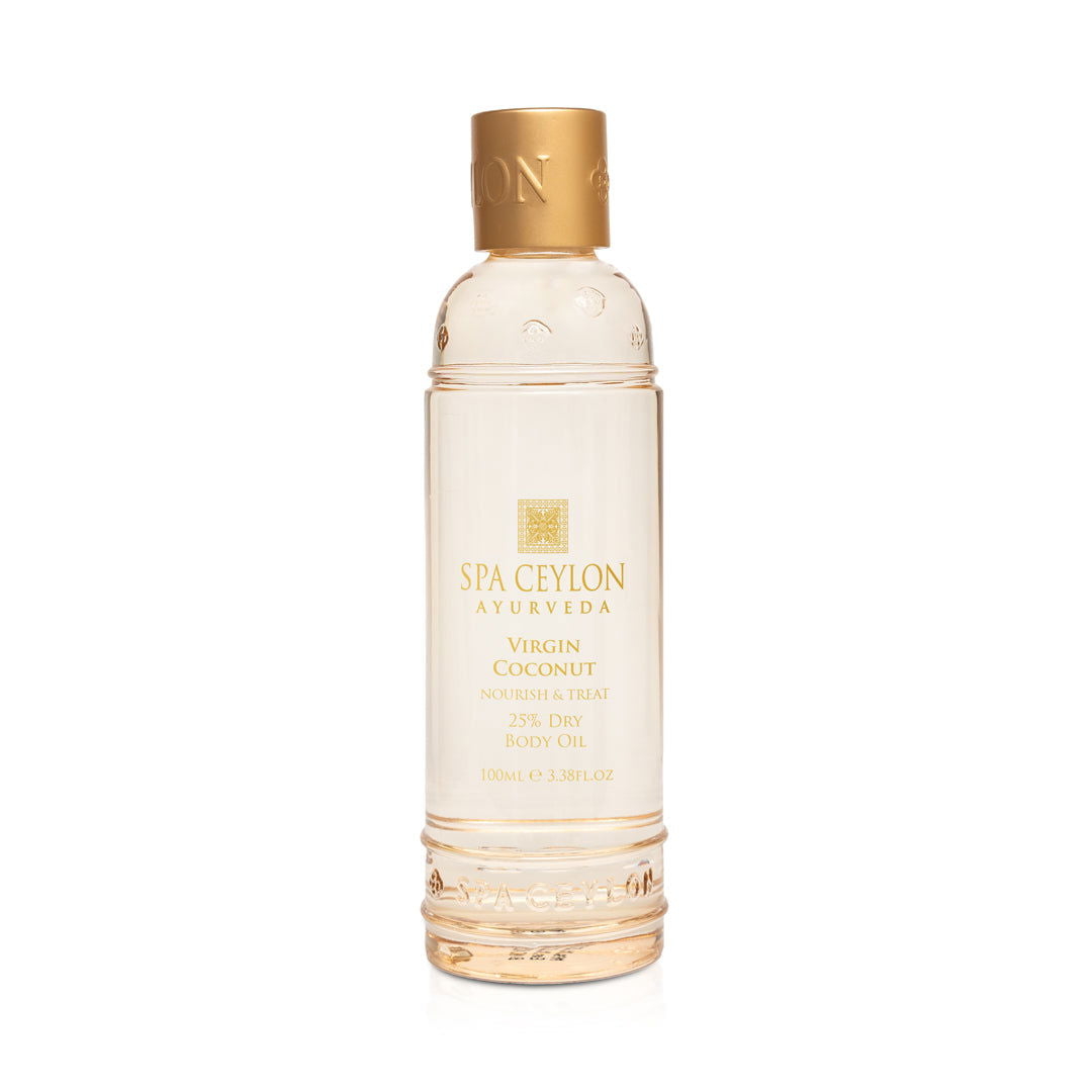 Virgin Coconut - Nourish & Treat - 25% Dry Body Oil 100ml - Spa Ceylon Sri Lanka