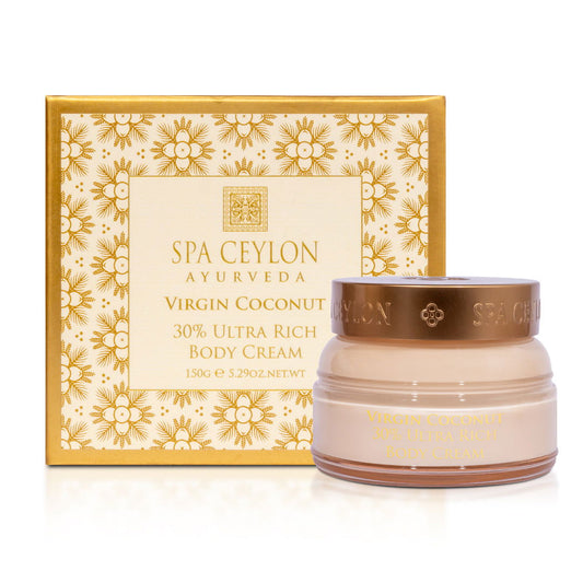 Virgin Coconut 30% - Ultra Rich Body Cream 150g - Spa Ceylon Sri Lanka