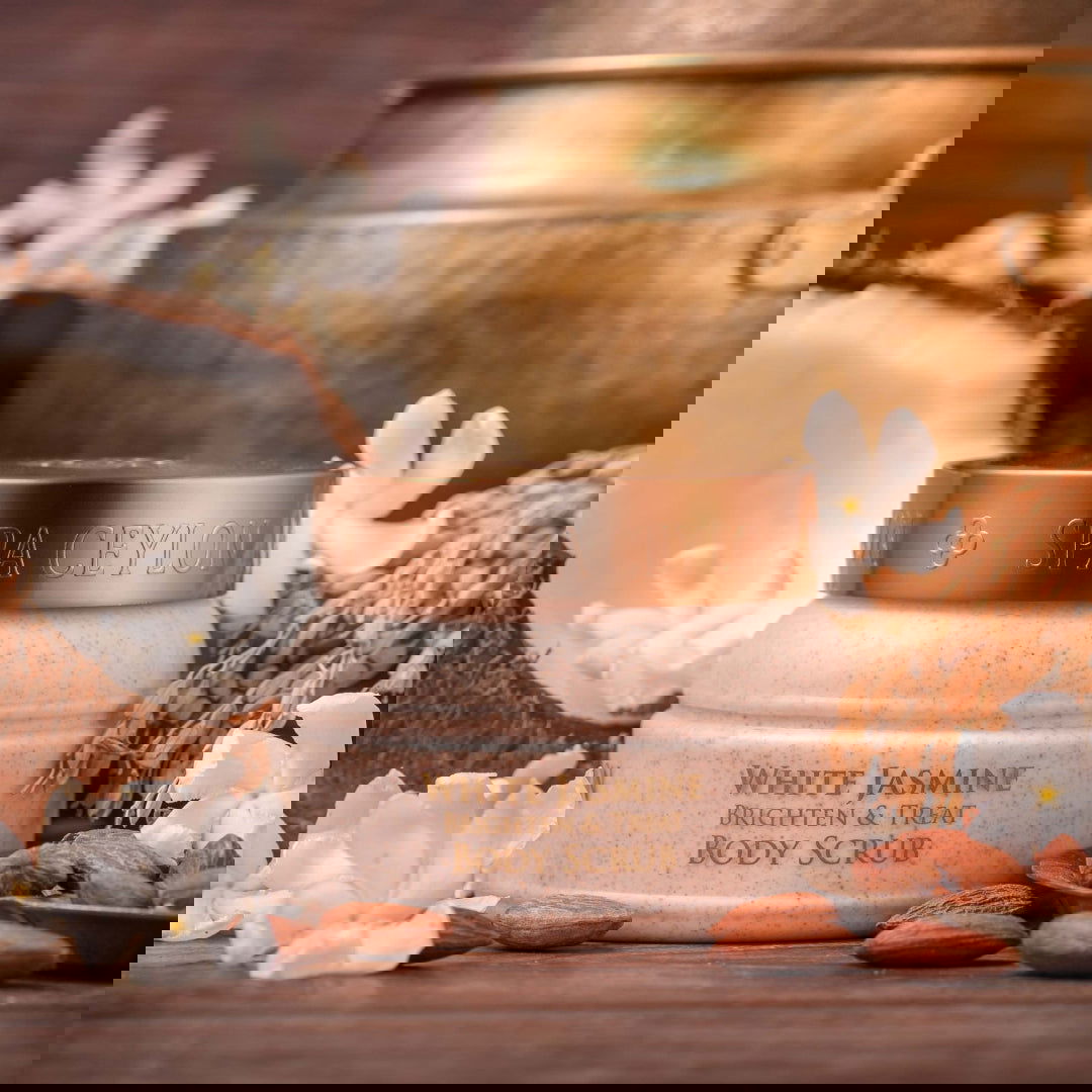 White Jasmine - Body Scrub 200g - Spa Ceylon Sri Lanka