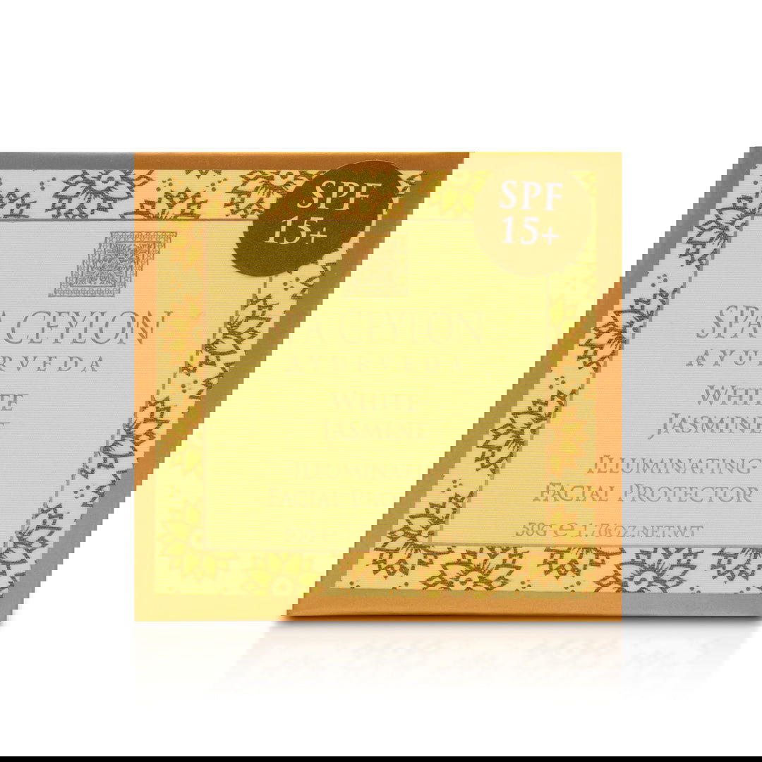 White Jasmine - Illuminating Facial Protector 50g - Spa Ceylon Sri Lanka
