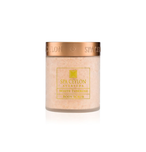 White Tuberose - Body Scrub 200g - Spa Ceylon Sri Lanka