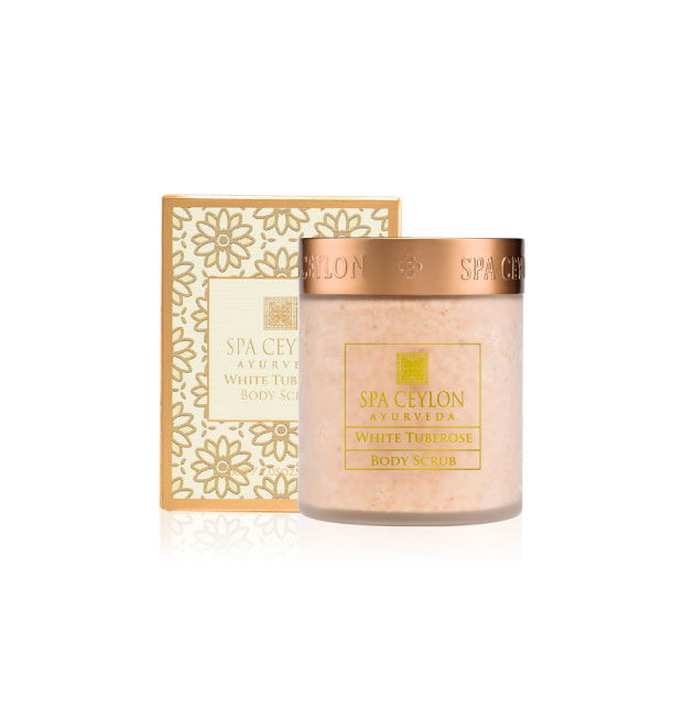 White Tuberose - Body Scrub 200g - Spa Ceylon Sri Lanka