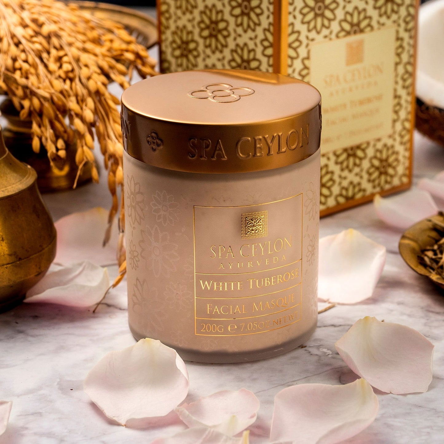 White Tuberose - Facial Masque 200g - Spa Ceylon Sri Lanka