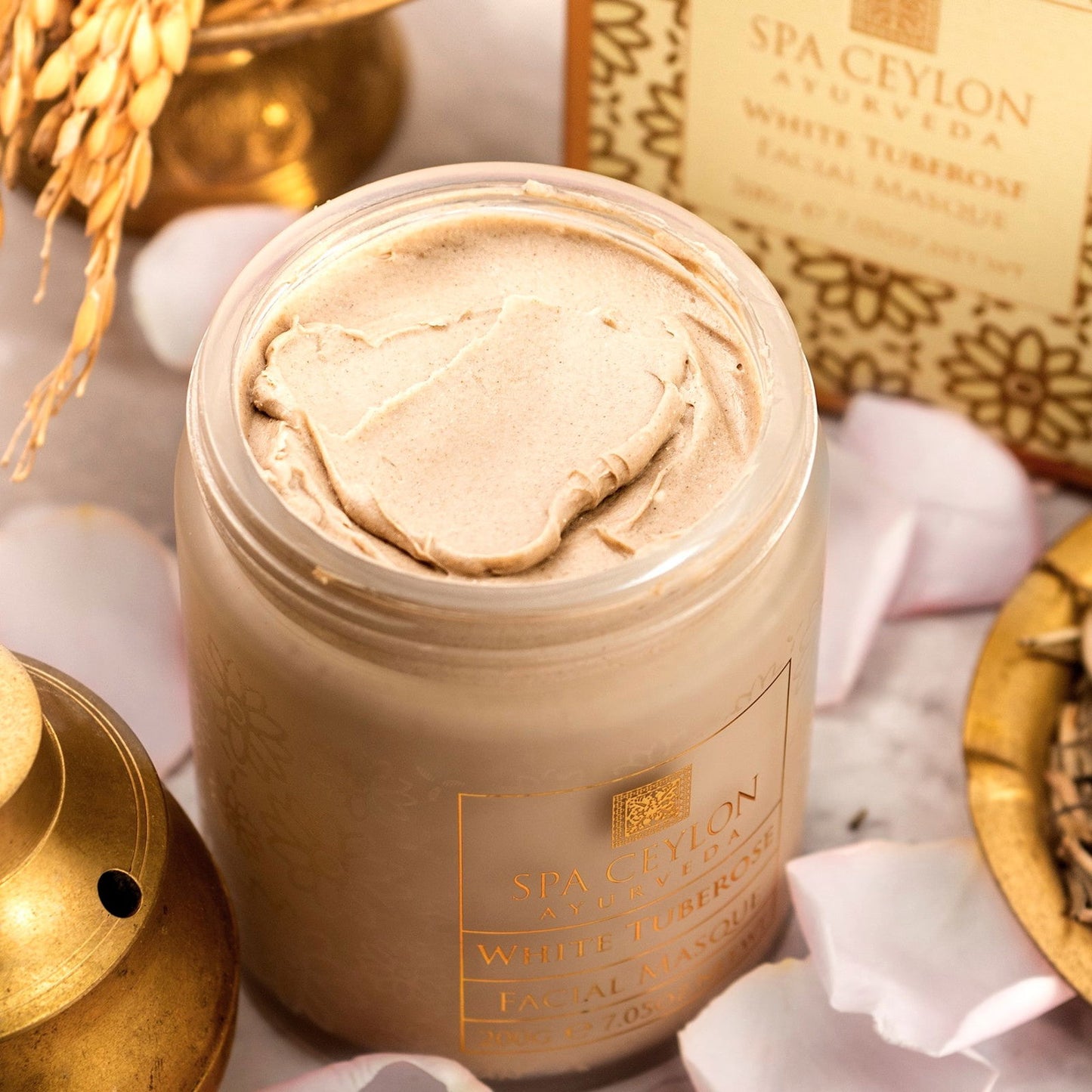White Tuberose - Facial Masque 200g - Spa Ceylon Sri Lanka