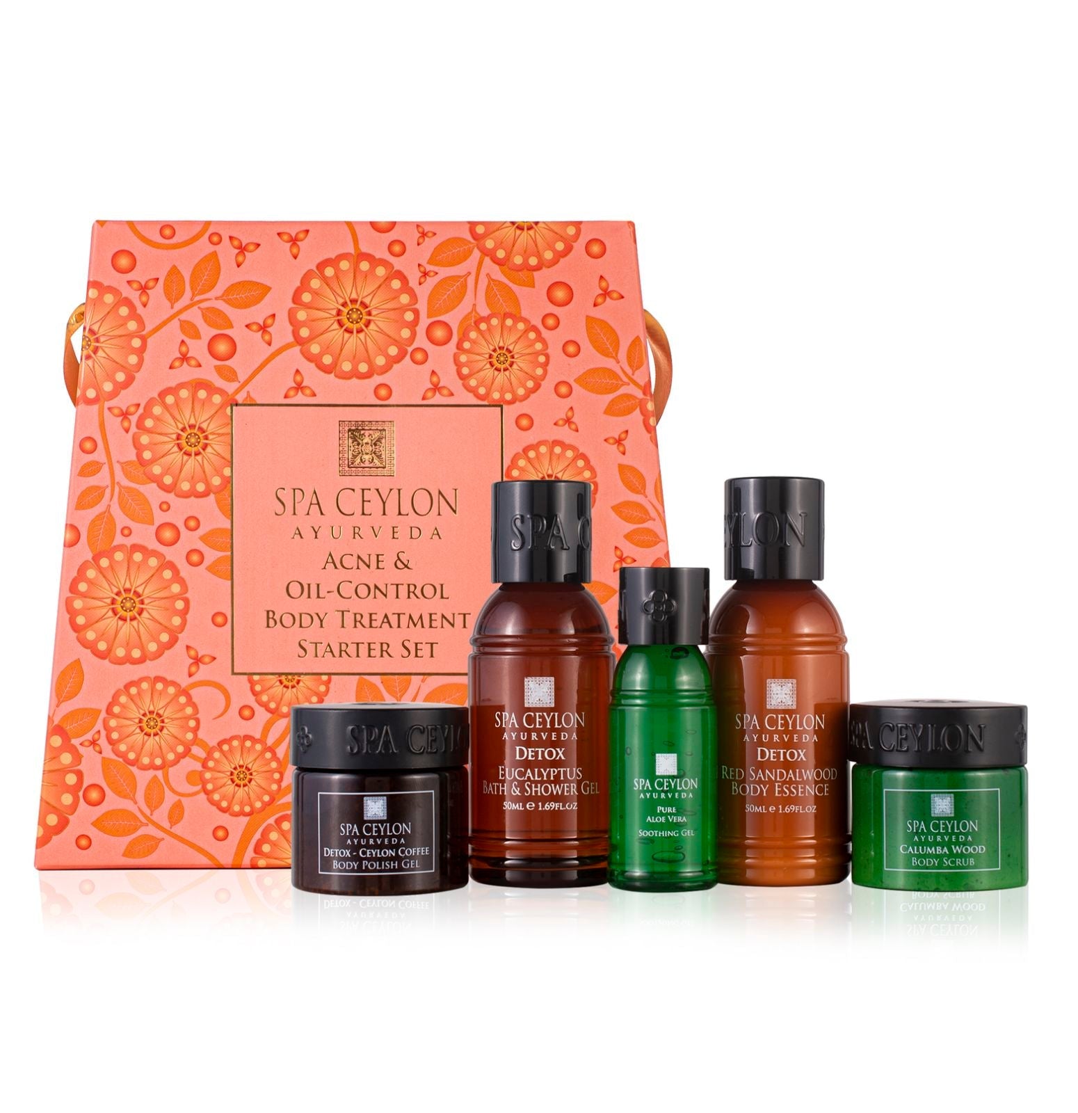 Acne & Oil-Control Body Treatment Starter Set - Spa Ceylon Sri Lanka