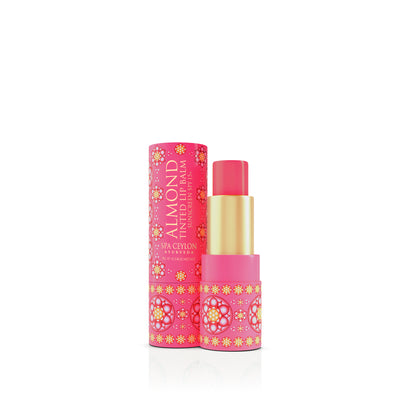 Almond Tinted Lip Balm - Lotus SPF 15+