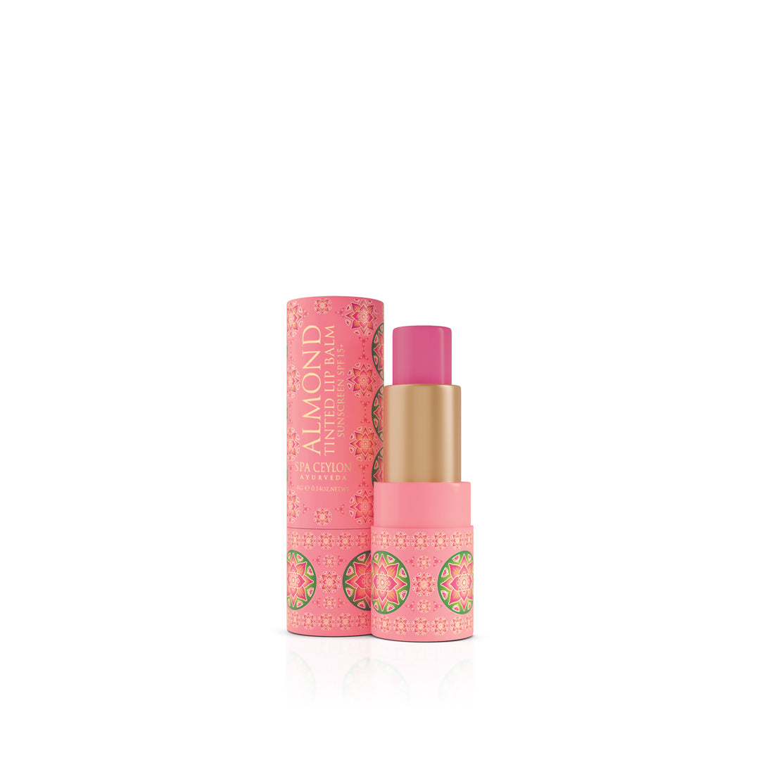 Almond Tinted Lip Balm - Nelum SPF 15+