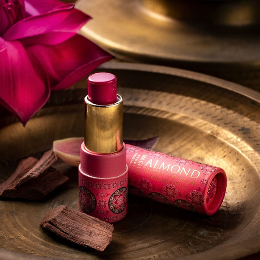 Almond Tinted Lip Balm - Nelum SPF 15+ - Spa Ceylon Sri Lanka