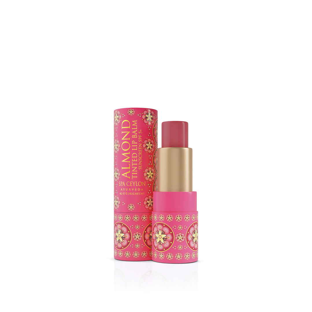 Almond Tinted Lip Balm - Orchid SPF 15+