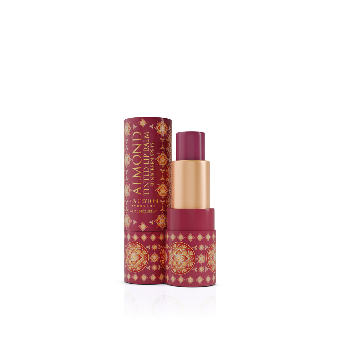 Almond Tinted Lip Balm - Plum