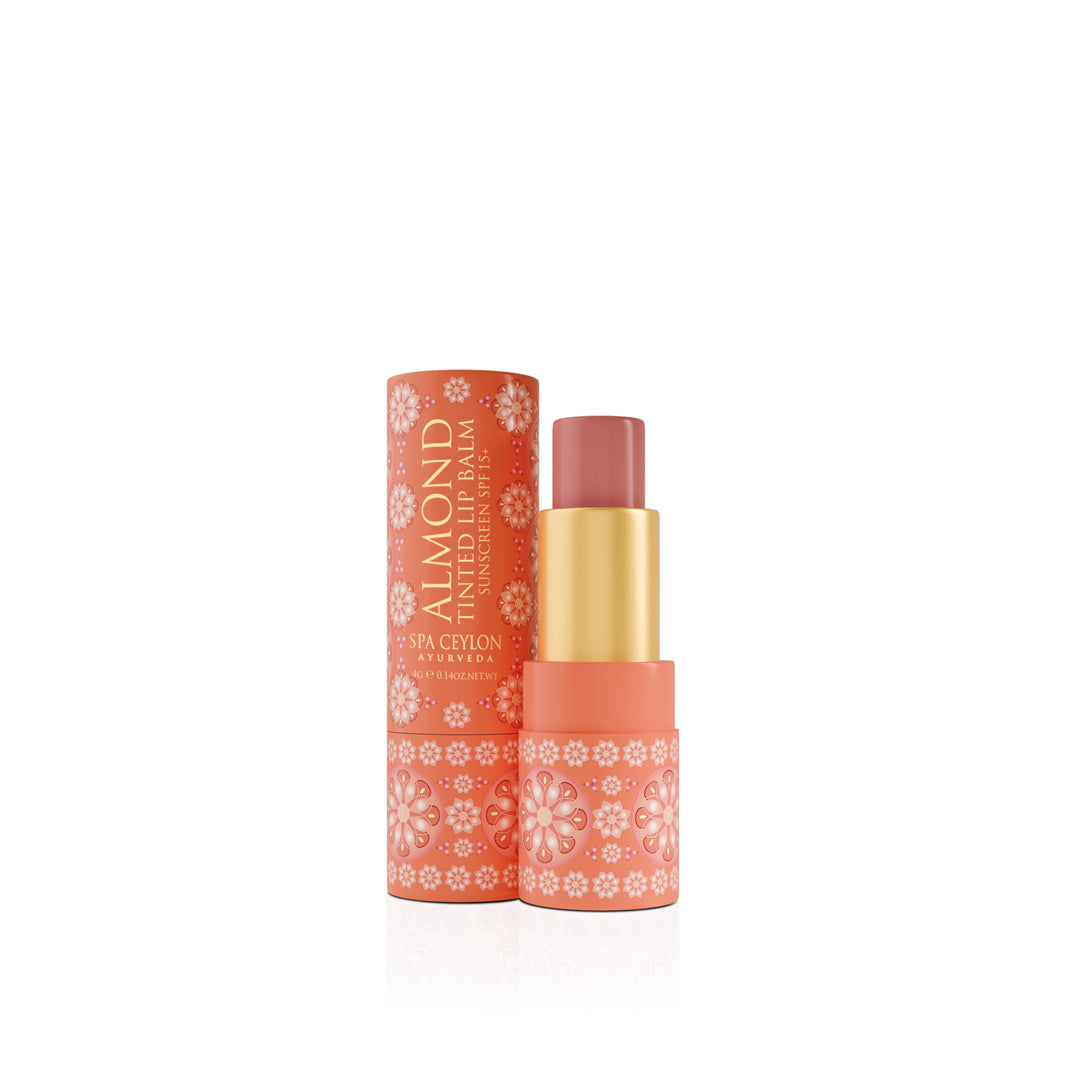 Almond Tinted Lip Balm - Sandalwood SPF 15+
