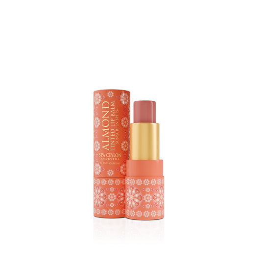Almond Tinted Lip Balm - Sandalwood SPF 15+