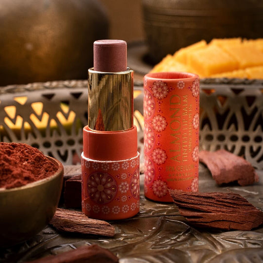 Almond Tinted Lip Balm - Sandalwood SPF 15+ - Spa Ceylon Sri Lanka