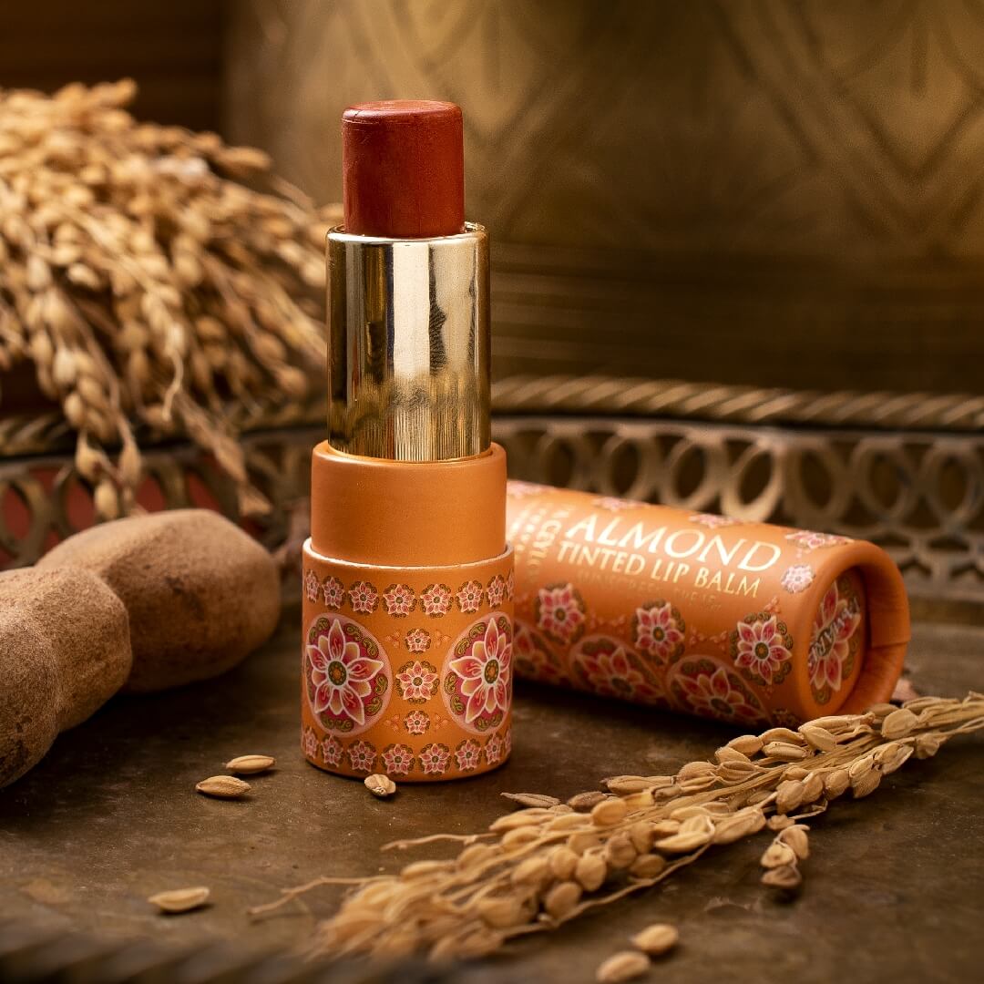 Almond Tinted Lip Balm - Tamarind SPF 15+ - Spa Ceylon Sri Lanka