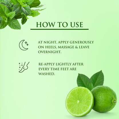 Aloe Vera Lemon Mint - Cracked Heel Relief Balm 25g