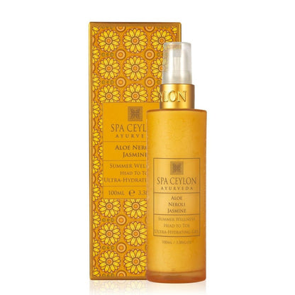 Aloe Neroli Jasmine - Summer Wellness Head To Toe Ultra-Hydrating Gel (100ml) - Spa Ceylon Sri Lanka