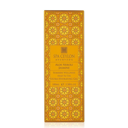 Aloe Neroli Jasmine - Summer Wellness Head To Toe Ultra-Hydrating Gel (100ml) - Spa Ceylon Sri Lanka