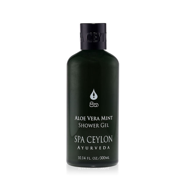Aloe Vera Mint - Bath & Shower Gel 300Ml - Spa Ceylon Sri Lanka