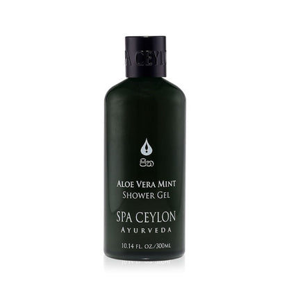 Aloe Vera Mint - Bath & Shower Gel 300Ml - Spa Ceylon Sri Lanka