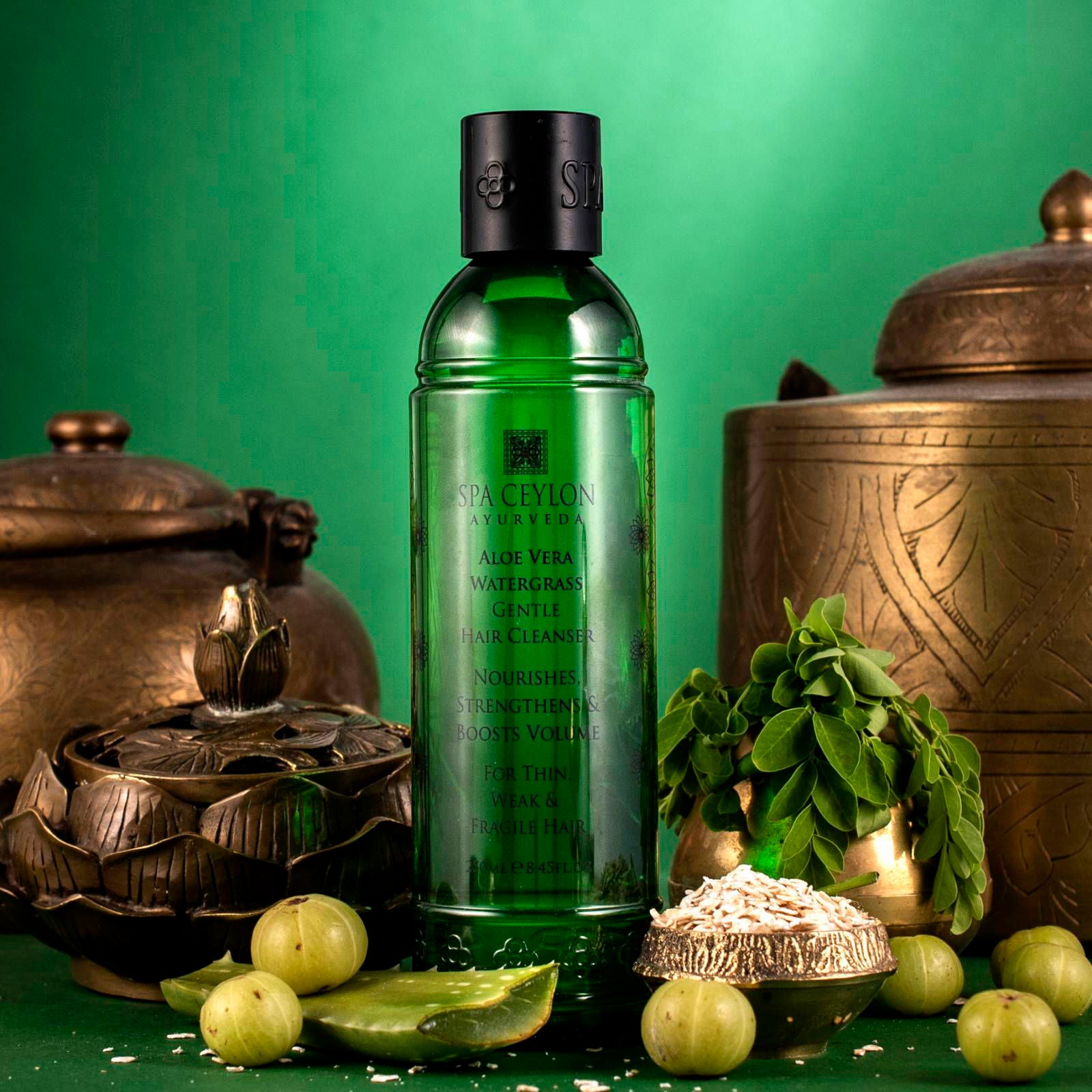 Aloe Vera Watergrass - Gentle Hair Cleanser - 250ml - Spa Ceylon Sri Lanka