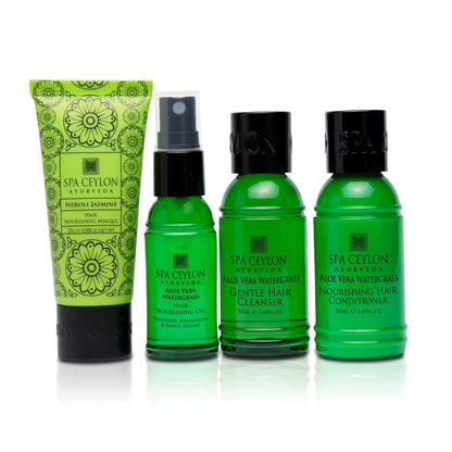 Aloe Vera Watergrass - Hair Care Discovery Set - Spa Ceylon Sri Lanka