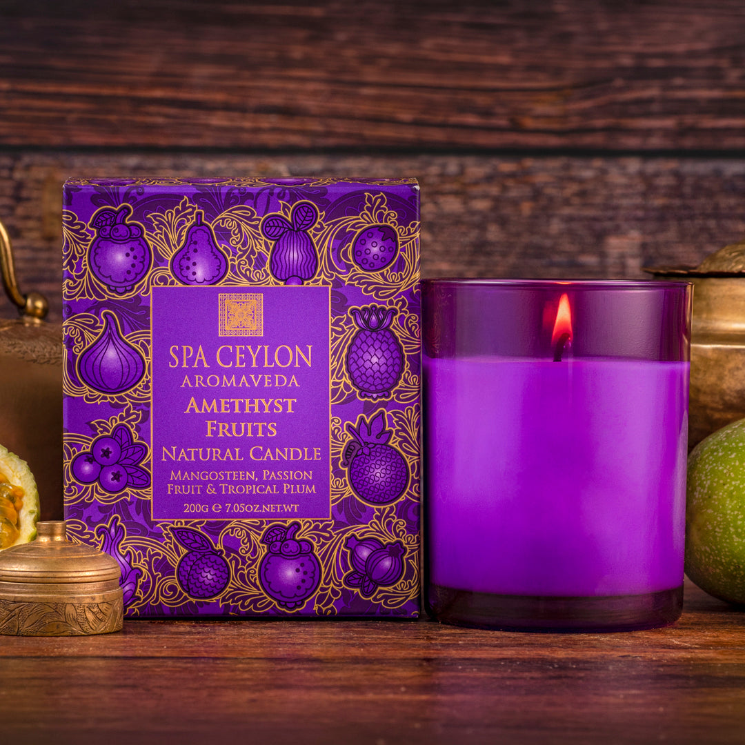Amethyst Fruits - Jewel Fruits - Natural Candle - 200g