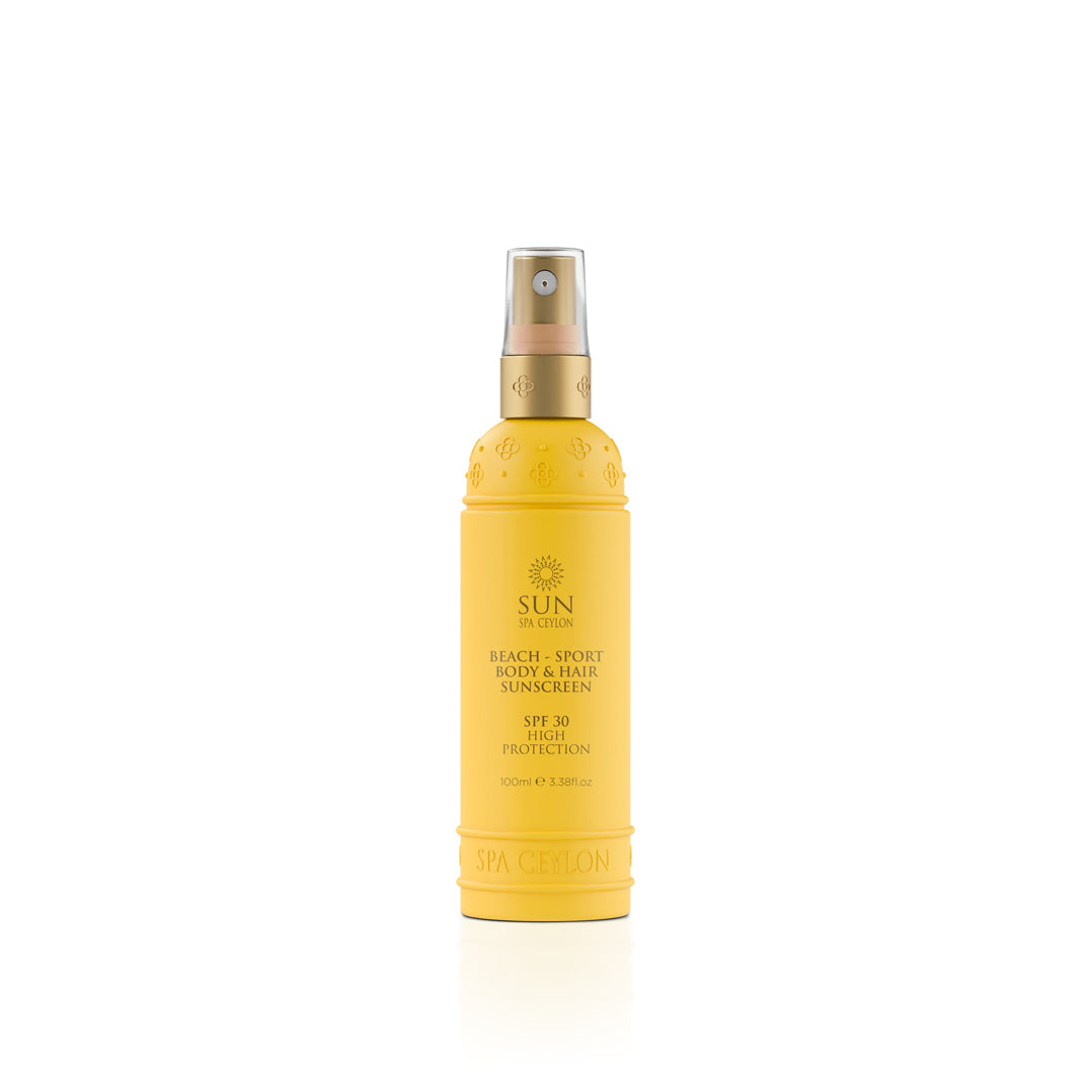 Body & Hair Sunscreen - Sun - Beach / Sport - Clear - Water Resistant - SPF 30 - 100ml