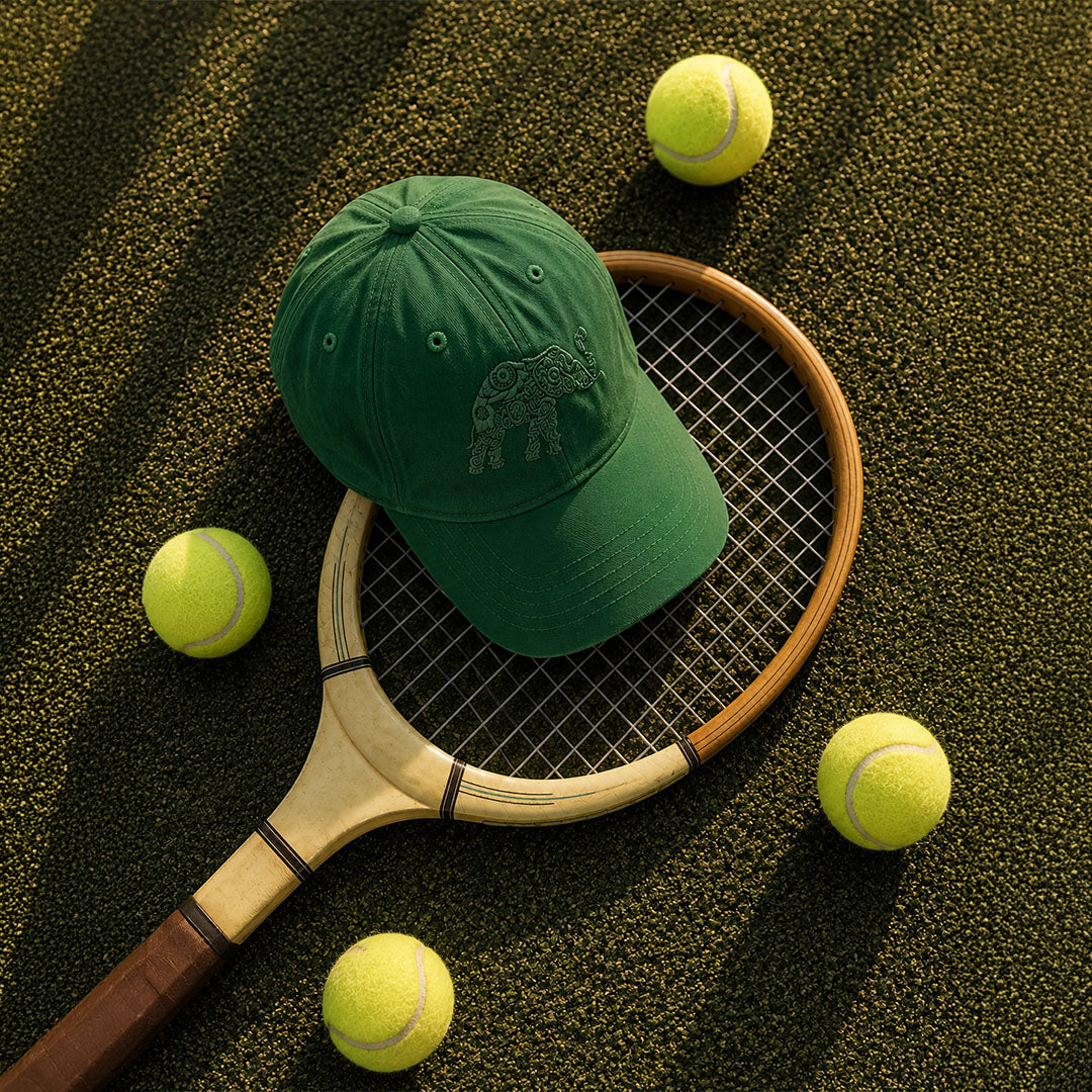 Ceylon Elephant Unisex Cap - Green