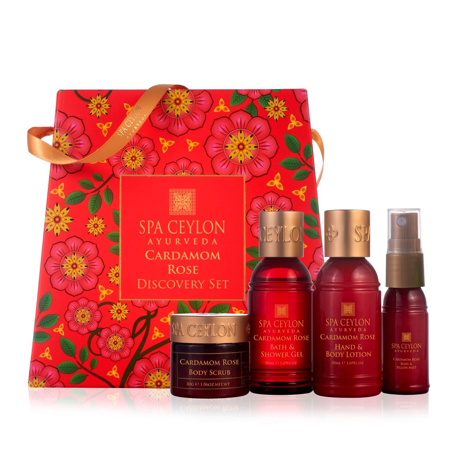 Cardamom Rose- Discovery Set - Spa Ceylon Sri Lanka