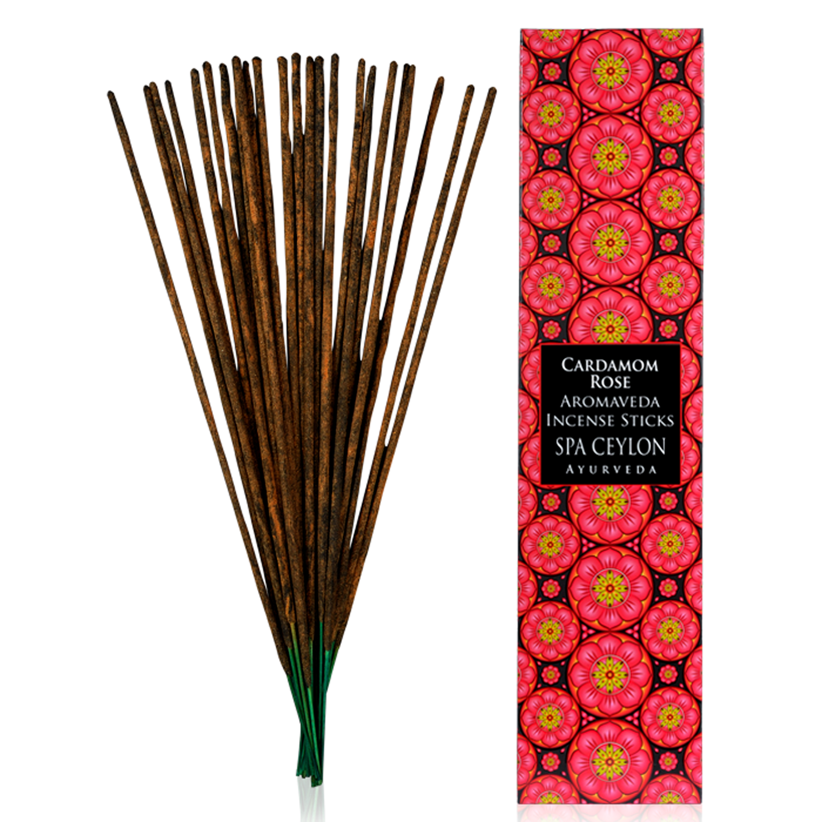 Cardamom Rose - Aromaveda Incense Sticks - Spa Ceylon Sri Lanka