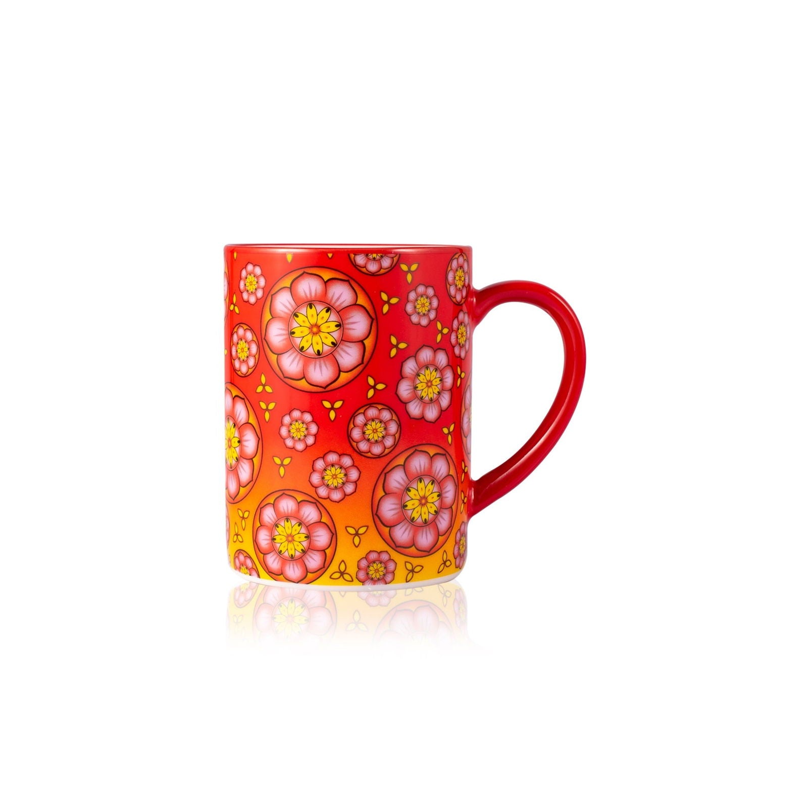 Cardamom Rose - Fine Porcelain - Coffee Mug - Spa Ceylon Sri Lanka