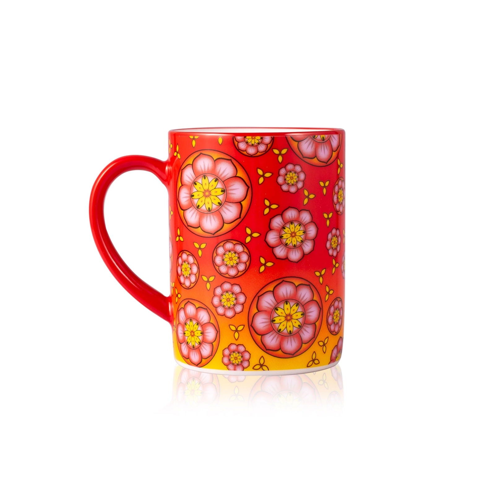 Cardamom Rose - Fine Porcelain - Coffee Mug - Spa Ceylon Sri Lanka