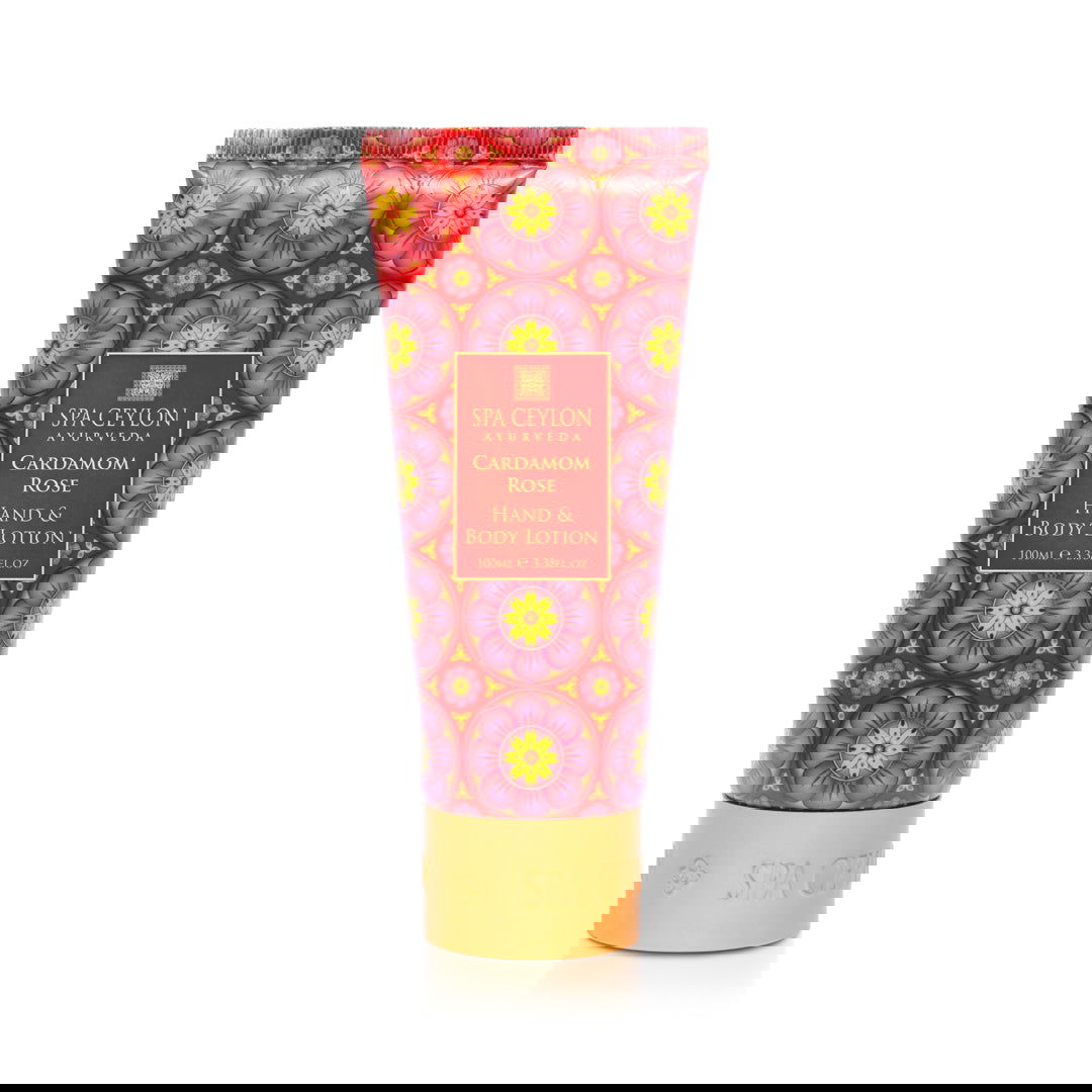 Cardamom Rose - Hand & Body Lotion 100g - Spa Ceylon Sri Lanka