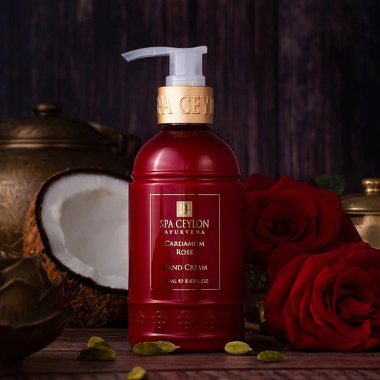 Cardamom Rose - Hand Cream 250ml - Spa Ceylon Sri Lanka