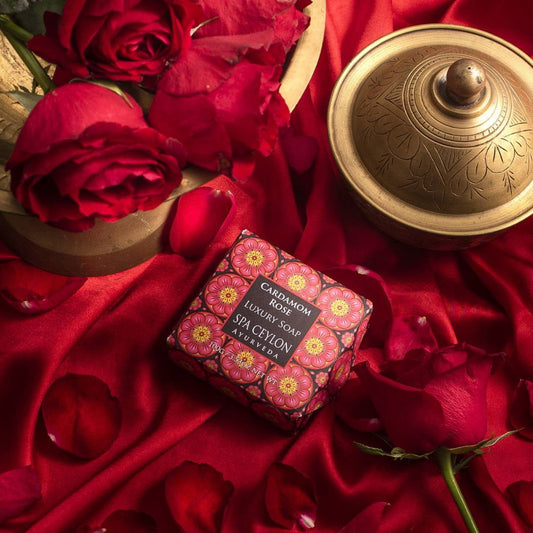 Cardamom Rose - Luxury Soap 100g - Spa Ceylon Sri Lanka