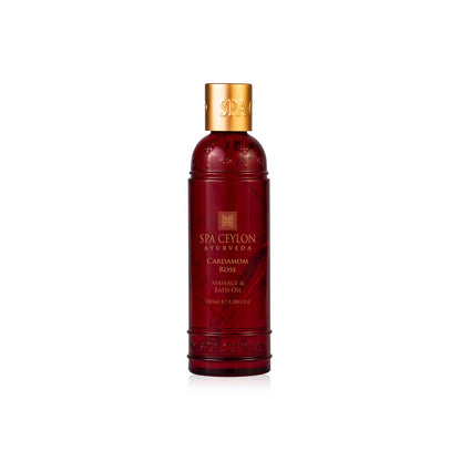 Cardamom Rose - Massage & Bath Oil 100ml - Spa Ceylon Sri Lanka