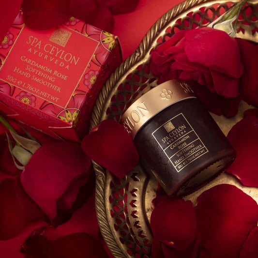 Cardamom Rose - Softening Hand Smoother 50g - Spa Ceylon Sri Lanka