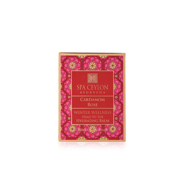 Cardamom Rose - Winter Wellness Head To Toe Hydrating Balm 200g - Spa Ceylon Sri Lanka