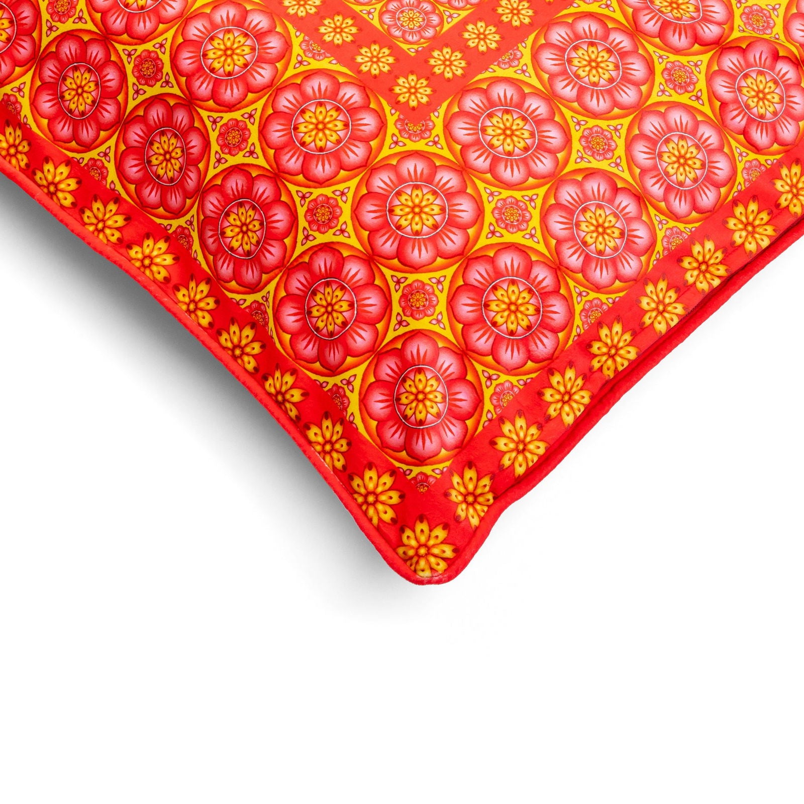 Cardamom Rose Double Sided Velvet Cushion Cover 24"x24" - Spa Ceylon Sri Lanka