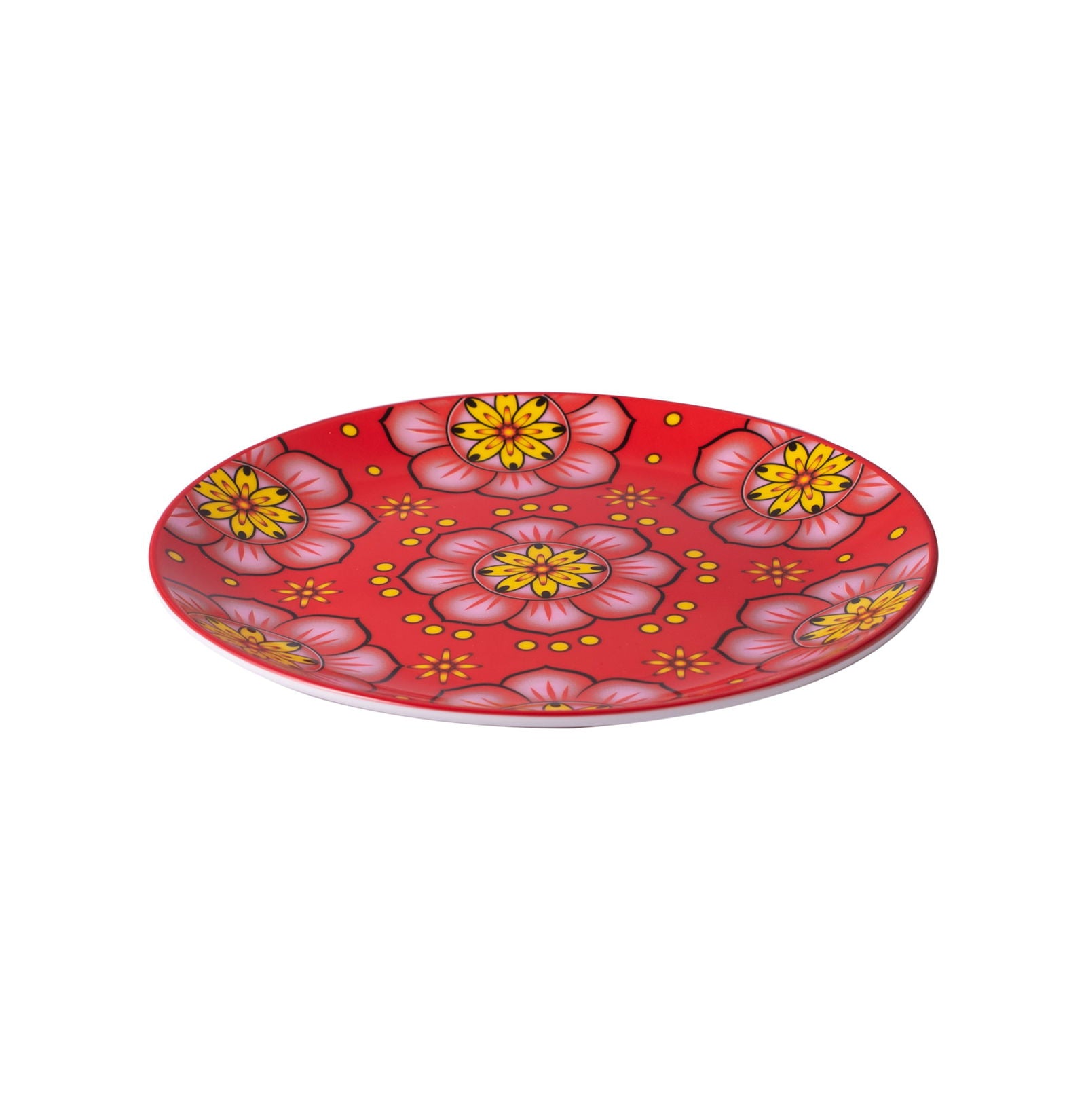 Cardamom Rose Fine Porcelain Dinner Plate 10.5" - Spa Ceylon Sri Lanka