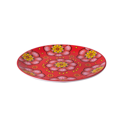 Cardamom Rose Fine Porcelain Dinner Plate 10.5" - Spa Ceylon Sri Lanka