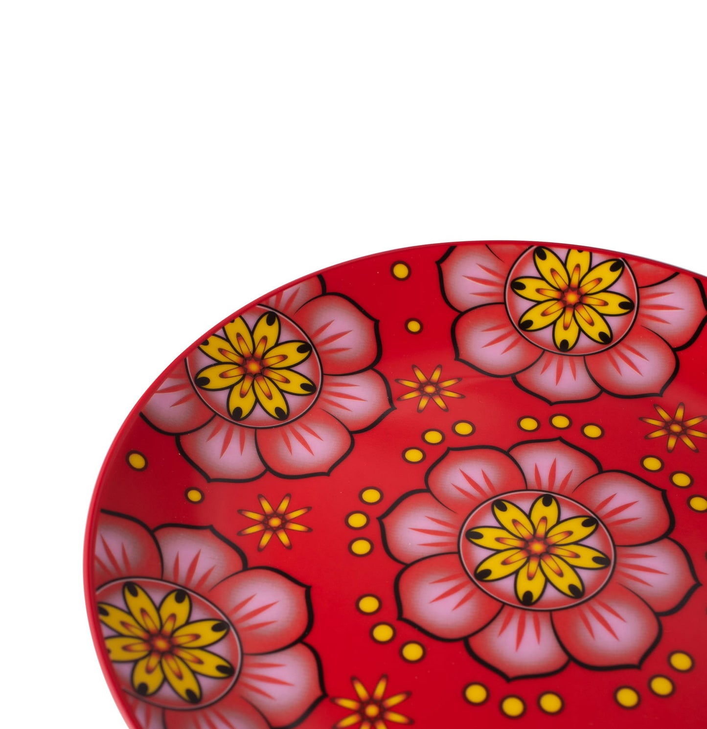 Cardamom Rose Fine Porcelain Dinner Plate 10.5" - Spa Ceylon Sri Lanka