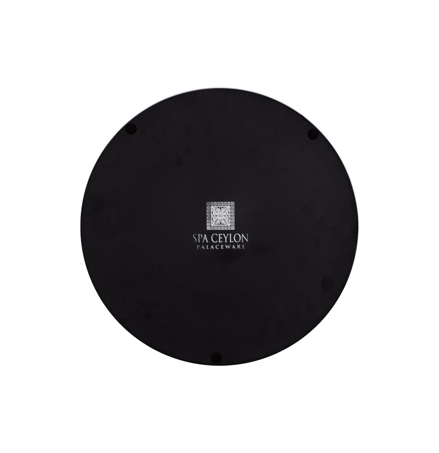 Cardamom Rose Lacquerware Circle Tray A 42cmD x 5.5cmH - Spa Ceylon Sri Lanka