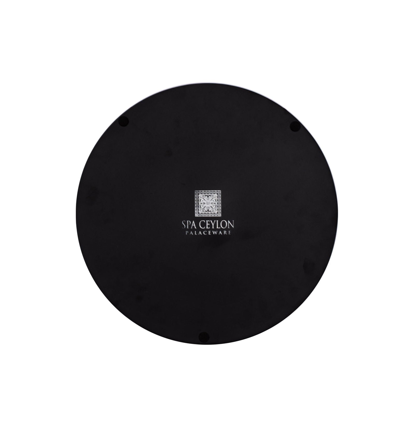 Cardamom Rose Lacquerware Circle Tray A 42cmD x 5.5cmH - Spa Ceylon Sri Lanka