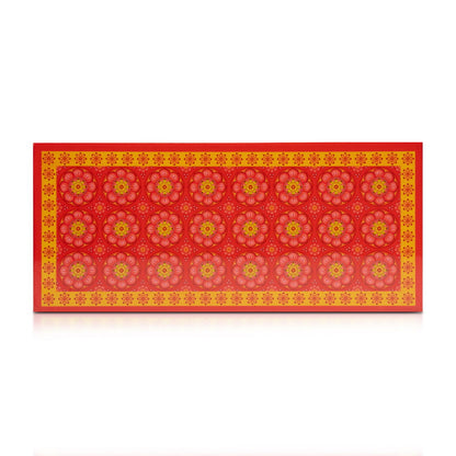 Cardamom Rose Lacquerware Rectangle Box With Lid 23cmL x10cmW x6cmH - Spa Ceylon Sri Lanka