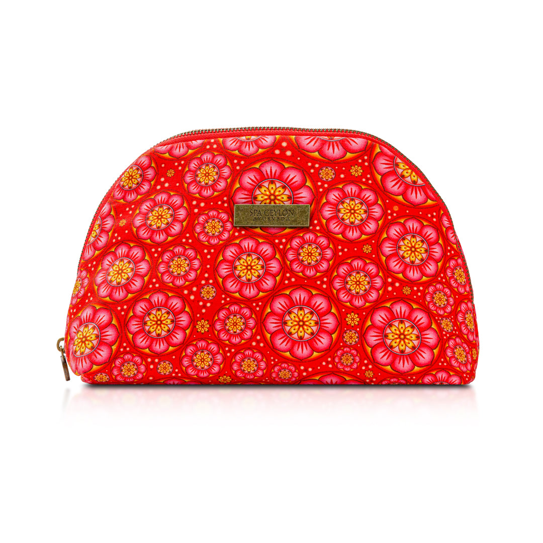 Cardamom Roses Linen Curve Wellness Bag