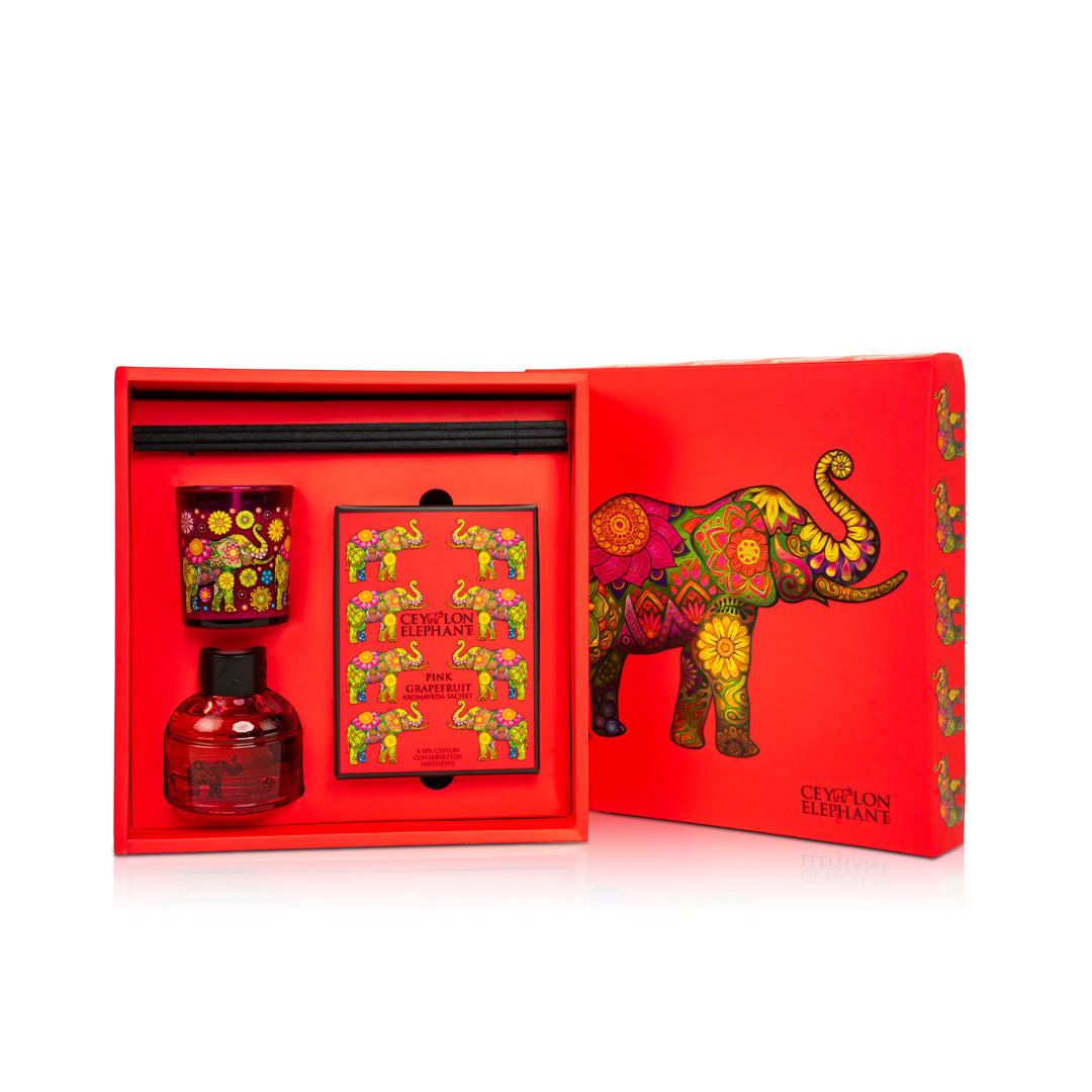 Ceylon Elephant - Pink Grapefruit - Small Home Aroma Collection