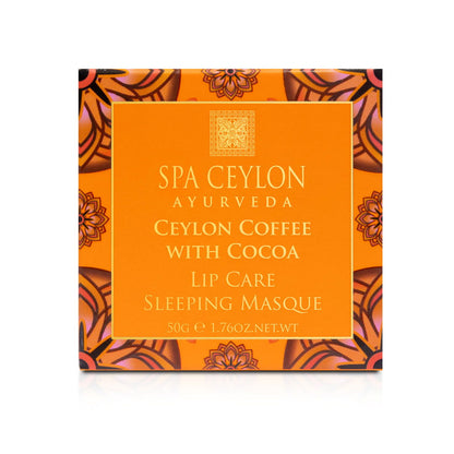 Ceylon Coffee with Cocoa - Lip Care Sleeping Masque - 50g - Spa Ceylon Sri Lanka